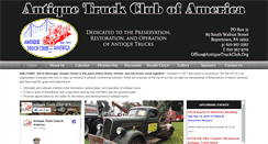 Desktop Screenshot of antiquetruckclub.org